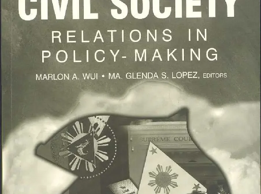 Philippine Democracy Agenda, Volume 2, State-Civil Society Relations in Policy-Making
