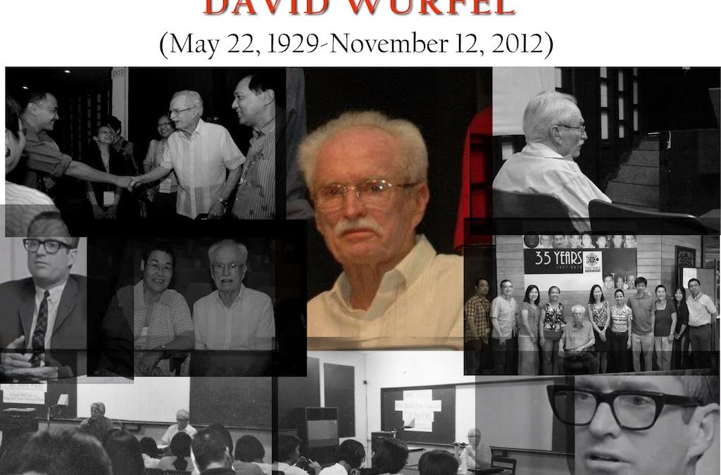 A Dr. David Wurfel Memorial