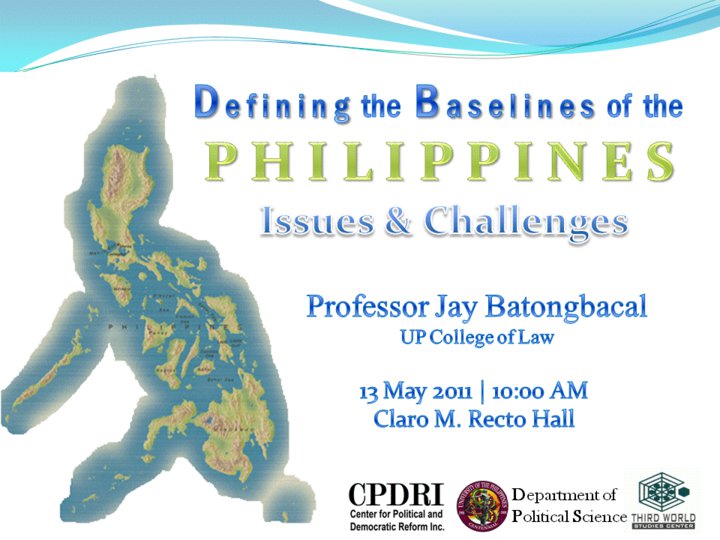 Defining the Baselines of the Philippines