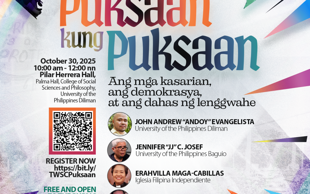 Puksaan Kung Puksaan: Ang mga Kasarian, ang Demokrasya, at ang Dahas ng Lenggwahe