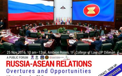 Russia-ASEAN Relations: Overtures and Opportunities