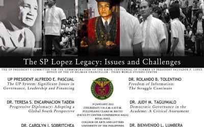 The Salvador P. Lopez Centennial Academic Conference