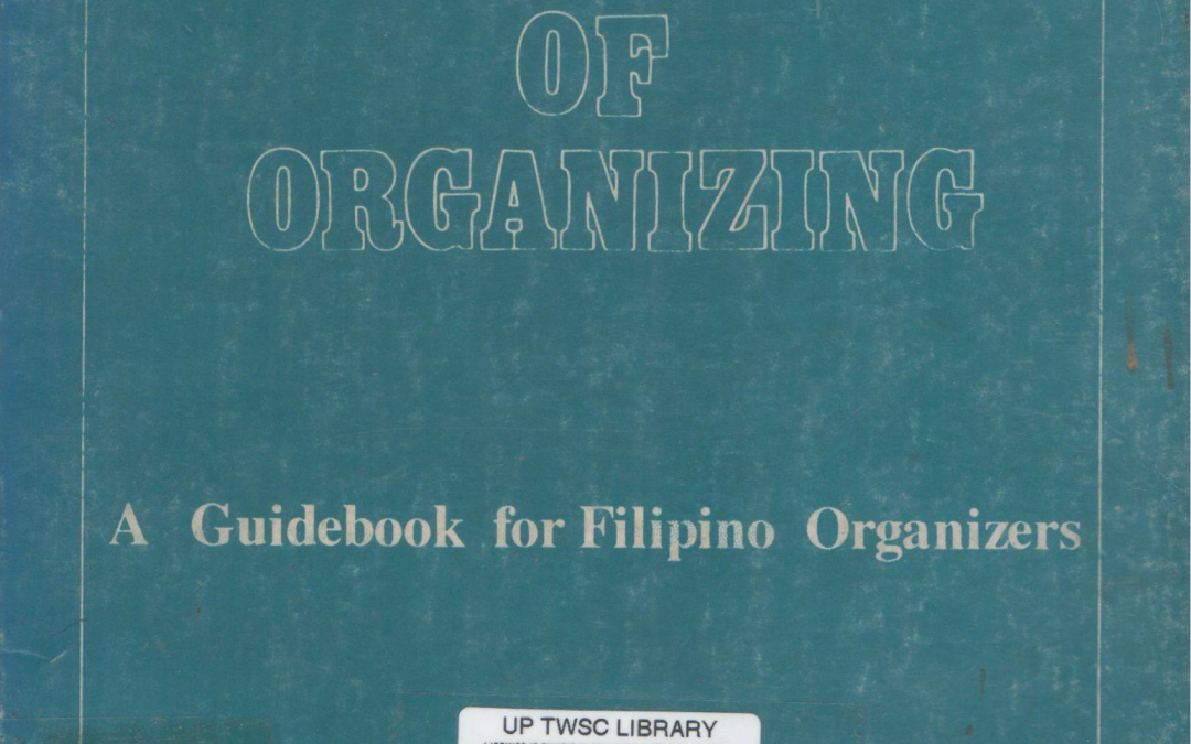 The Language of Organizing: A Guidebook for Filipino Organizers